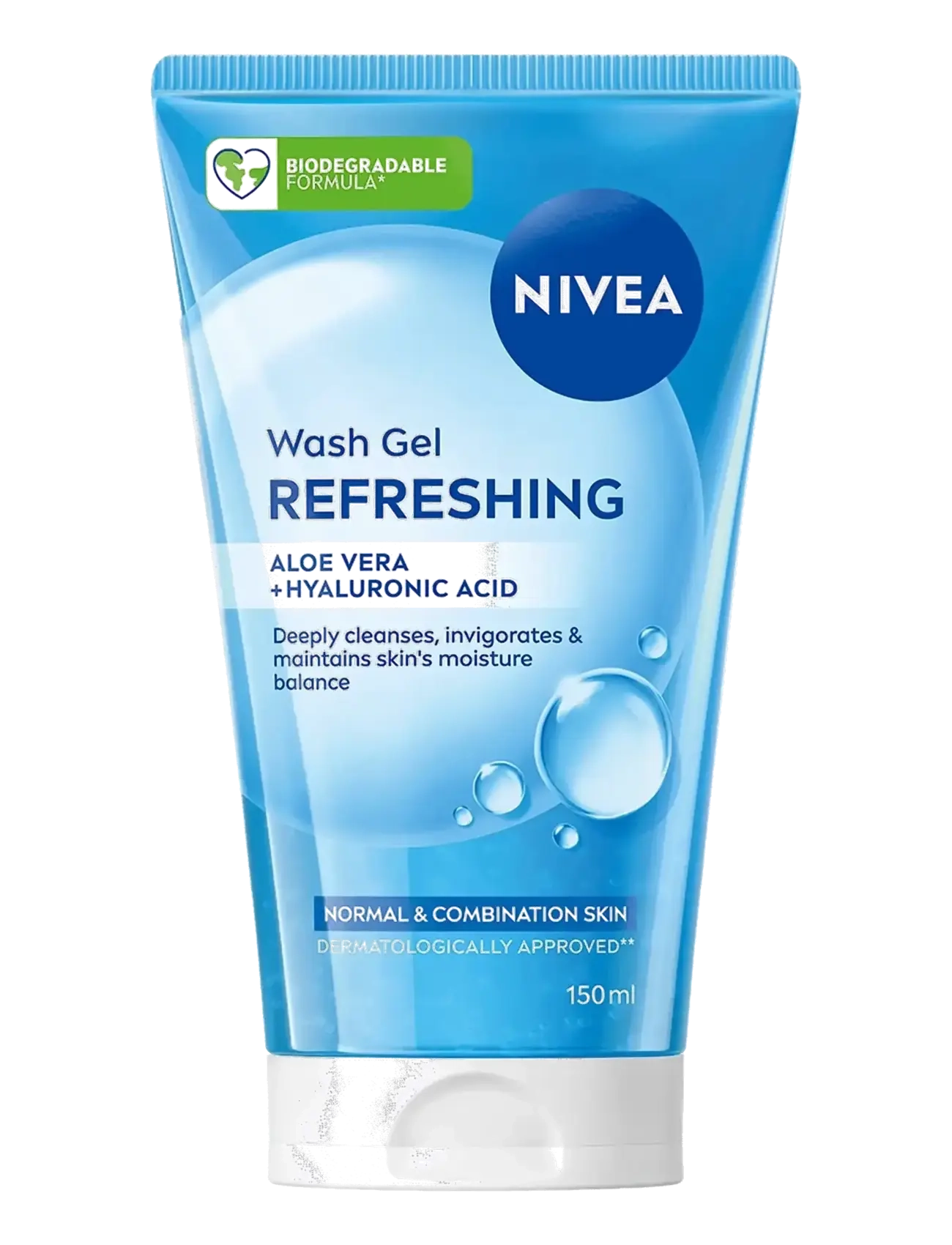 Nivea Refreshing Wash Gel, Ansigtsvask & Rensemiddel, Nude, Str: 150 ML