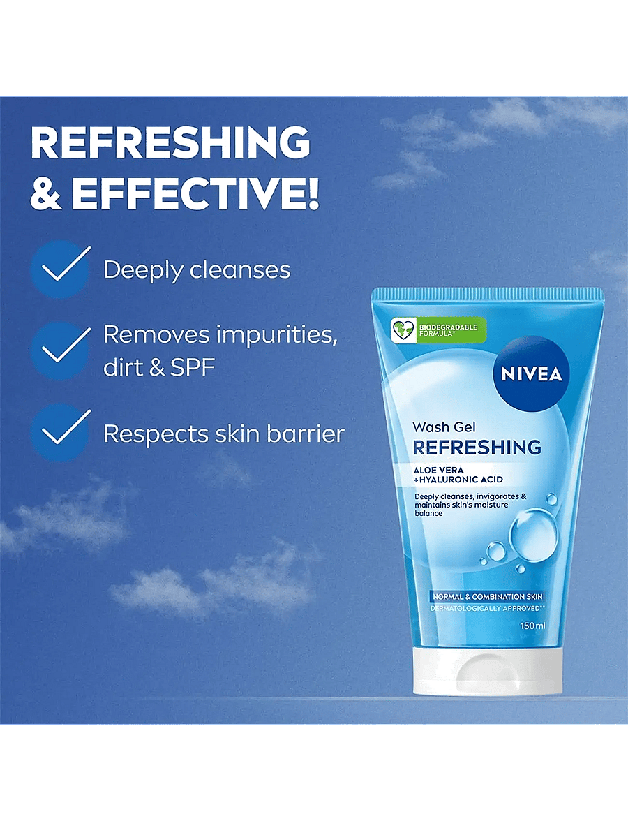 Nivea - Refreshing Wash Gel - clear - 1
