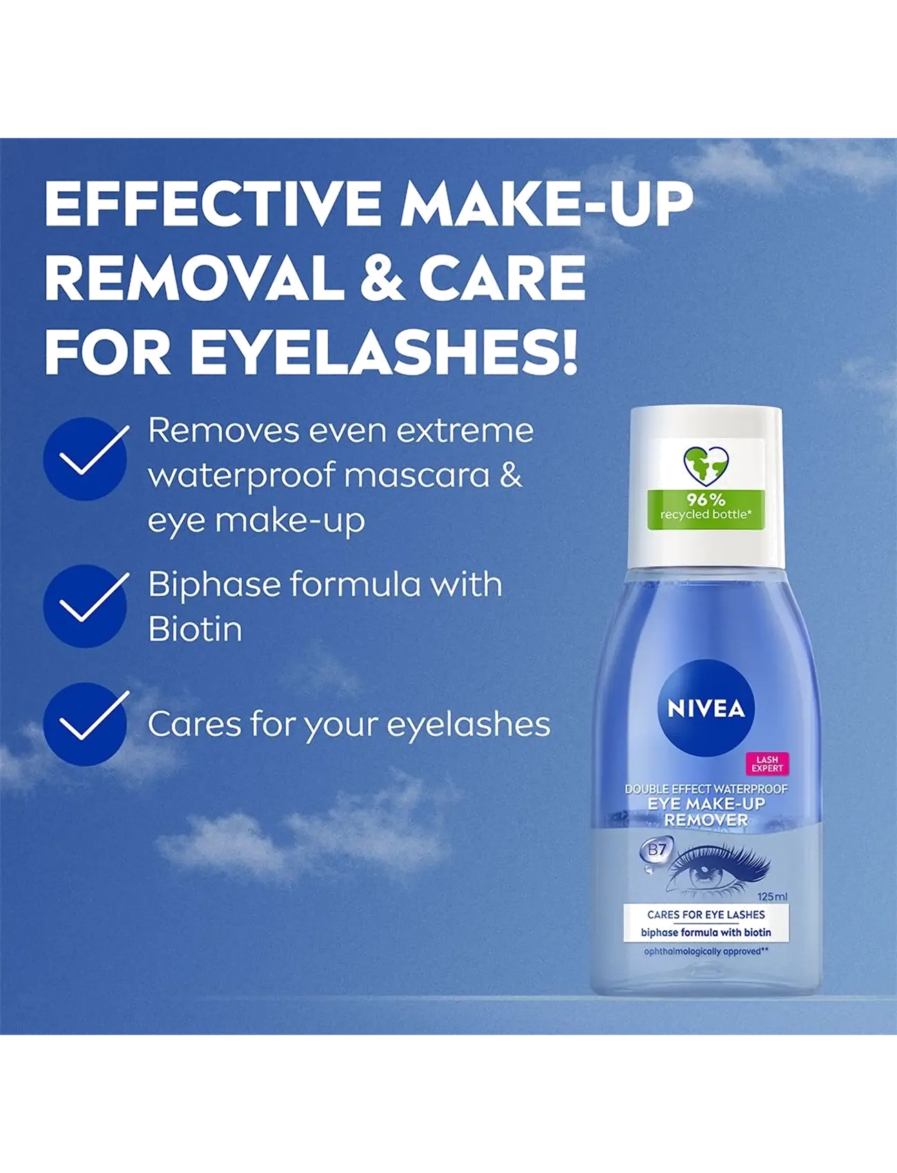 Nivea - Double Effect Waterproof Eye Make-up Remover - clear - 1
