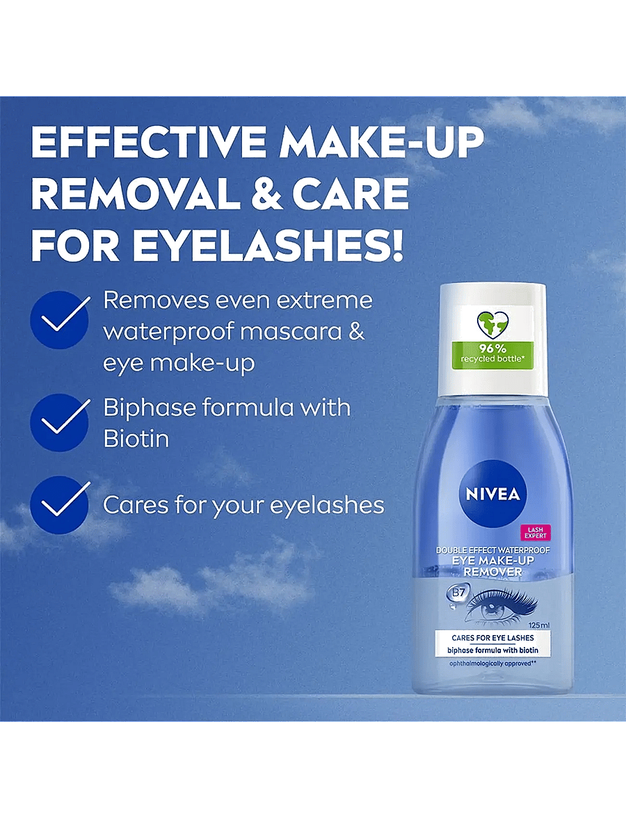 Nivea - Double Effect Waterproof Eye Make-up Remover - clear - 1