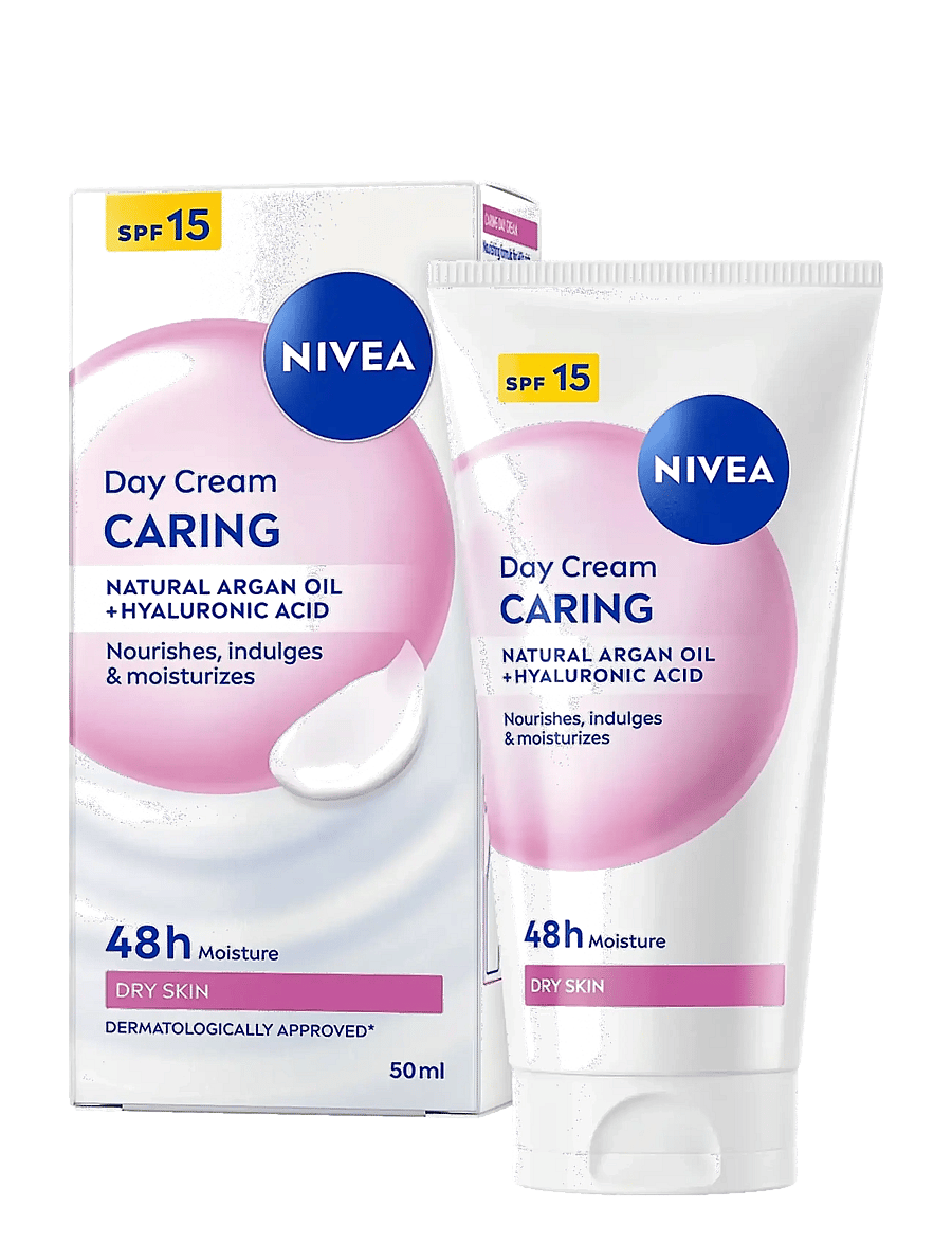 Nivea - Caring Day Cream - clear - 0