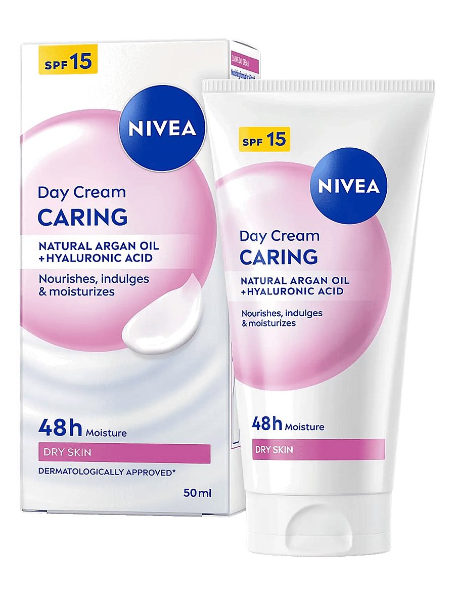 Nivea - Caring Day Cream - clear - 1