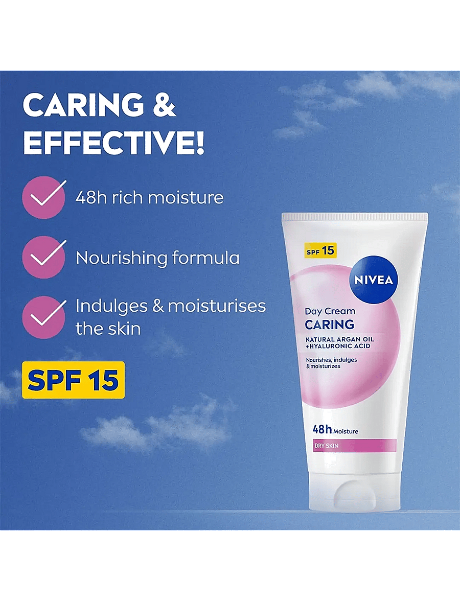 Nivea - Caring Day Cream - clear - 2