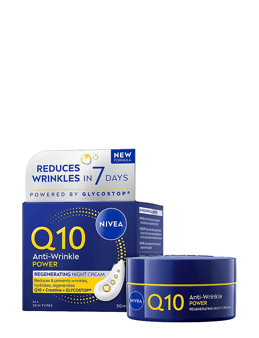 Nivea - Q10 Anti-Wrinkle Power Regenerating Night Cream - clear - 0