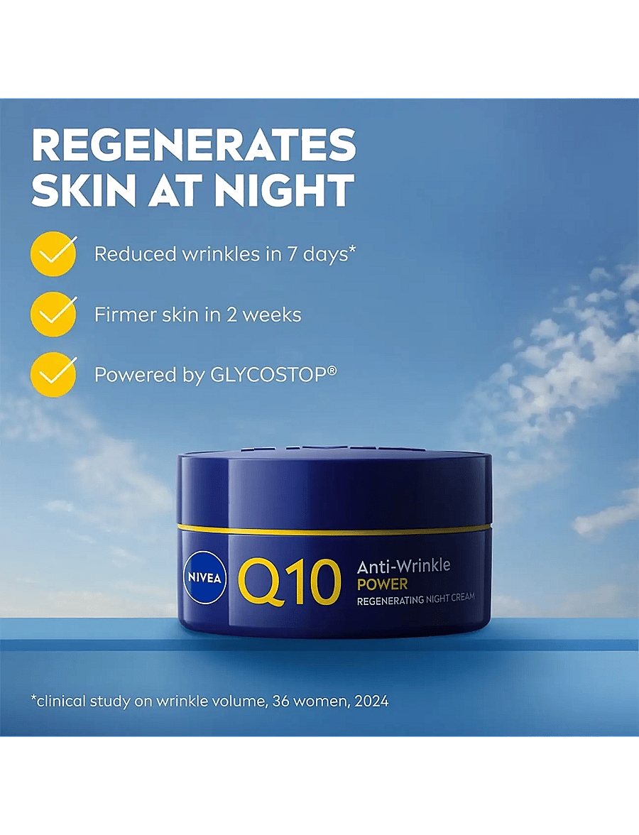 Nivea - Q10 Anti-Wrinkle Power Regenerating Night Cream - clear - 1