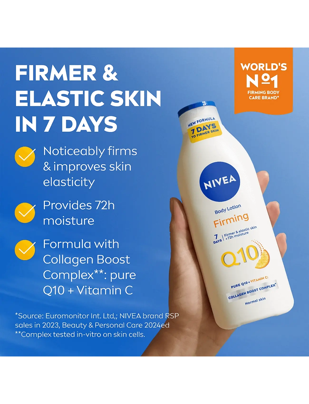 Nivea - Q10 Vitamin C Firming Body Lotion - clear - 1