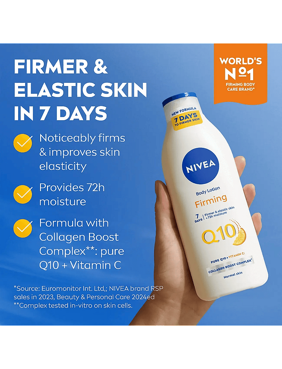 Nivea - Q10 Vitamin C Firming Body Lotion - lotion & creme - clear - 1