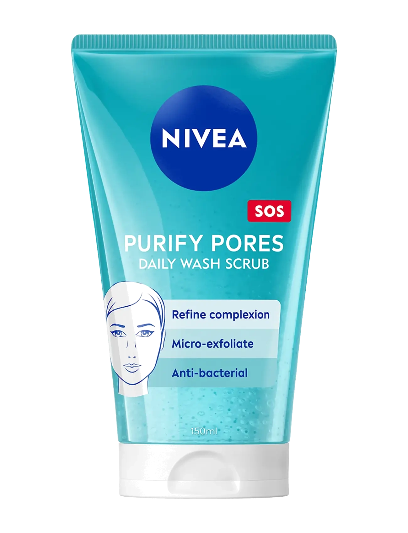 Nivea Purify Pores Daily Wash Scrub - Puhastaja - CLEAR / undefined