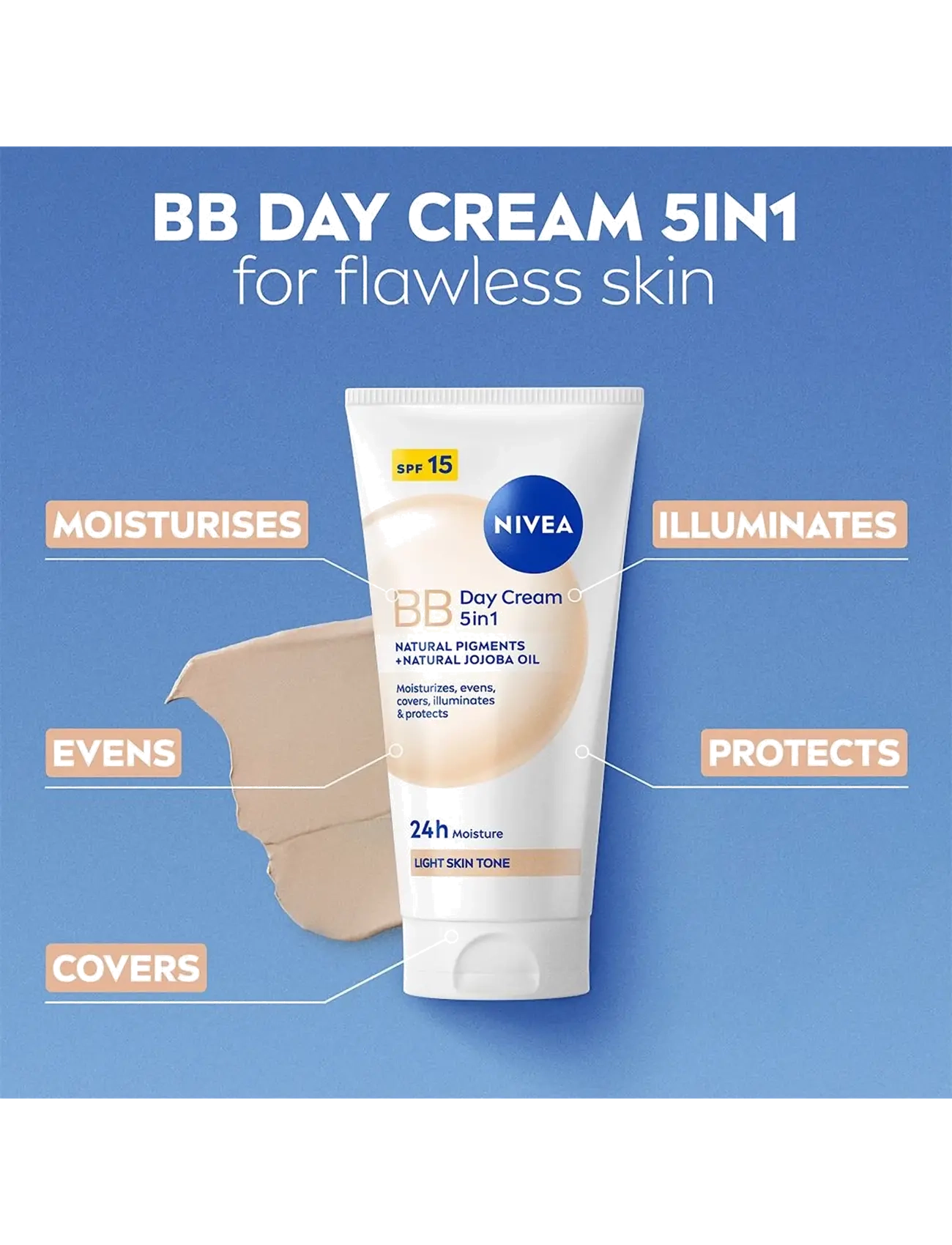 Nivea - BB Tinted Moisturiser SPF 15 Light - clear - 5