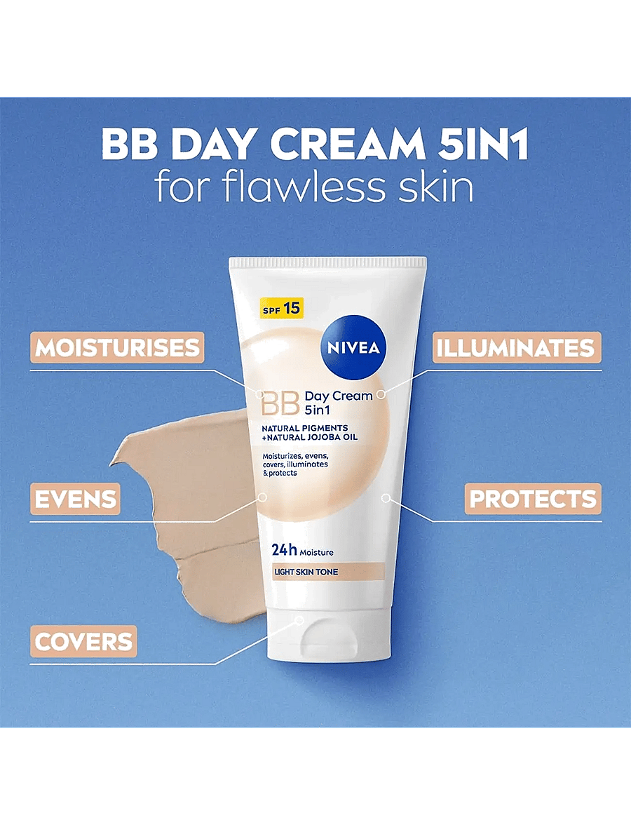 Nivea - BB Tinted Moisturiser SPF 15 Light - clear - 5