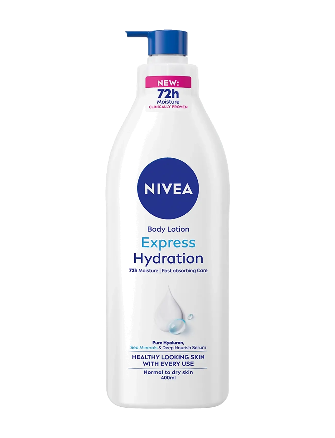 Nivea Express Hydration Pump Body Lotion, 400 ml, Nude, Kropspleje > Cremer & Lotions & Bodybutter, Dame