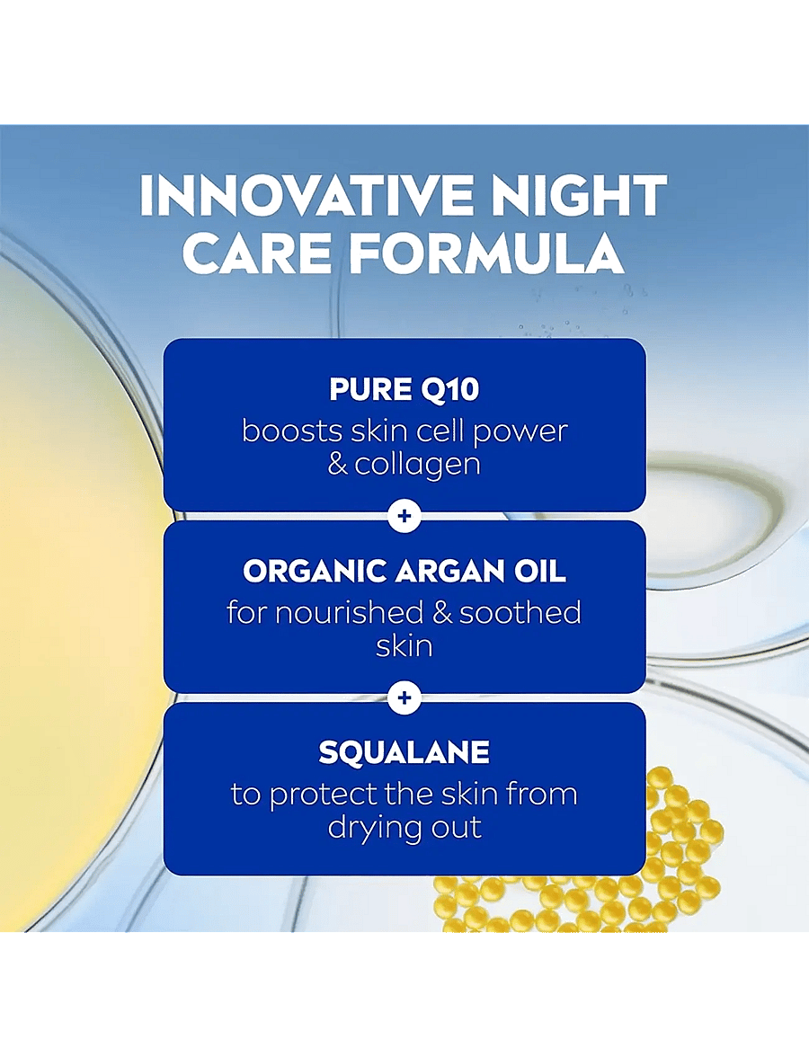 Nivea - Q10 Anti-Wrinkle Extra Nourish Night Cream - clear - 2