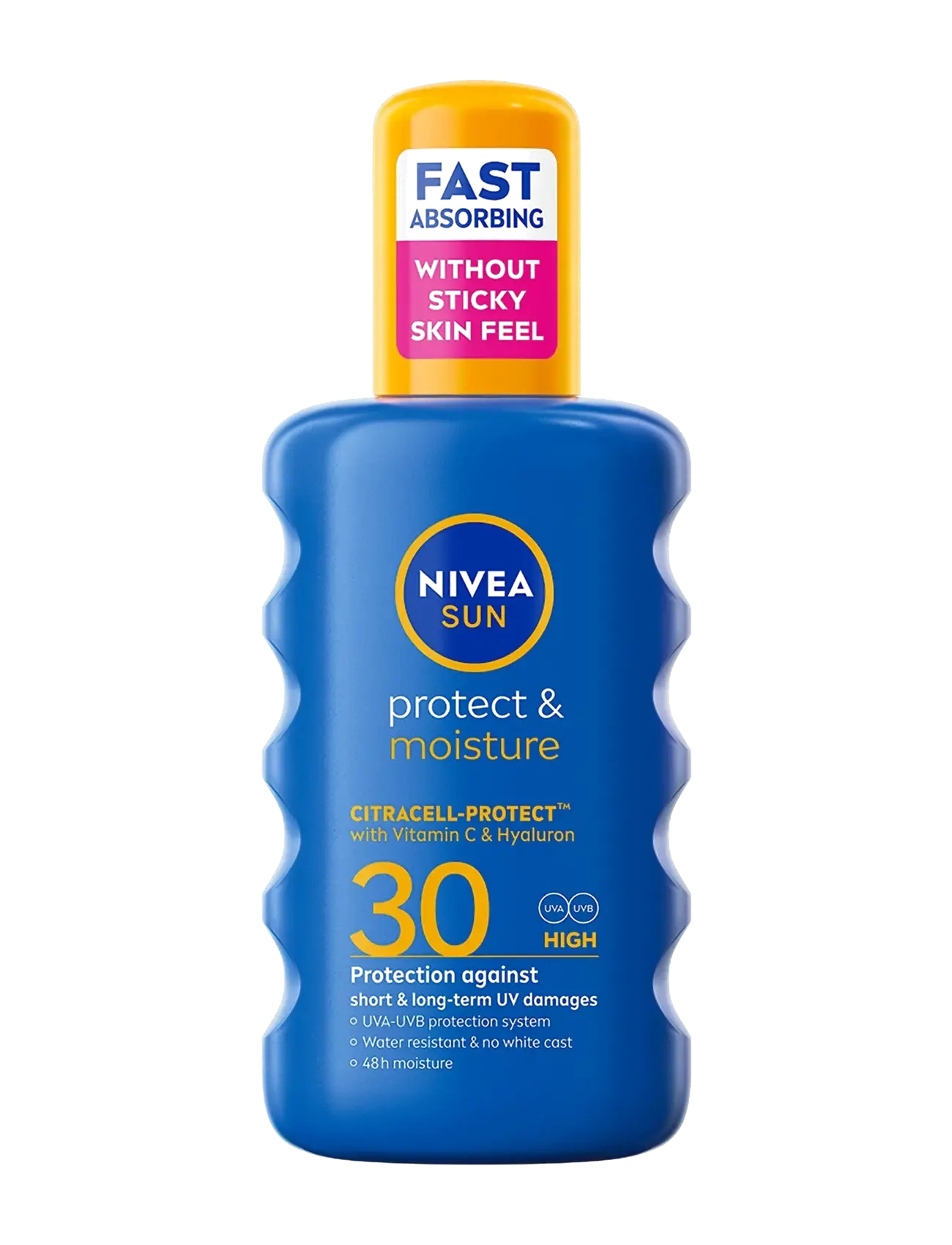 Nivea Protect & Moisture Sun Spray Spf 30, Body, Nude, Str: 200 ML