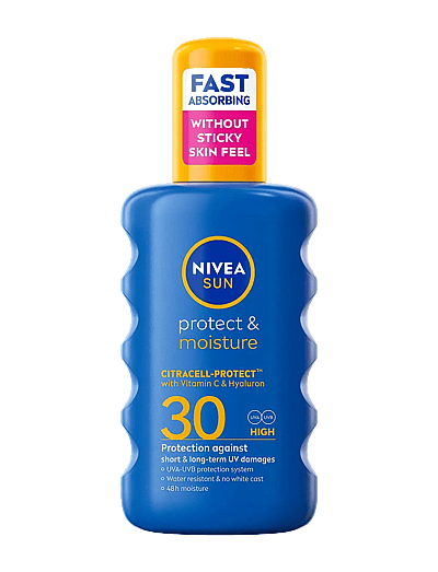 Nivea Protect & Moisture Sun Spray SPF 30 - Keha - CLEAR / undefined
