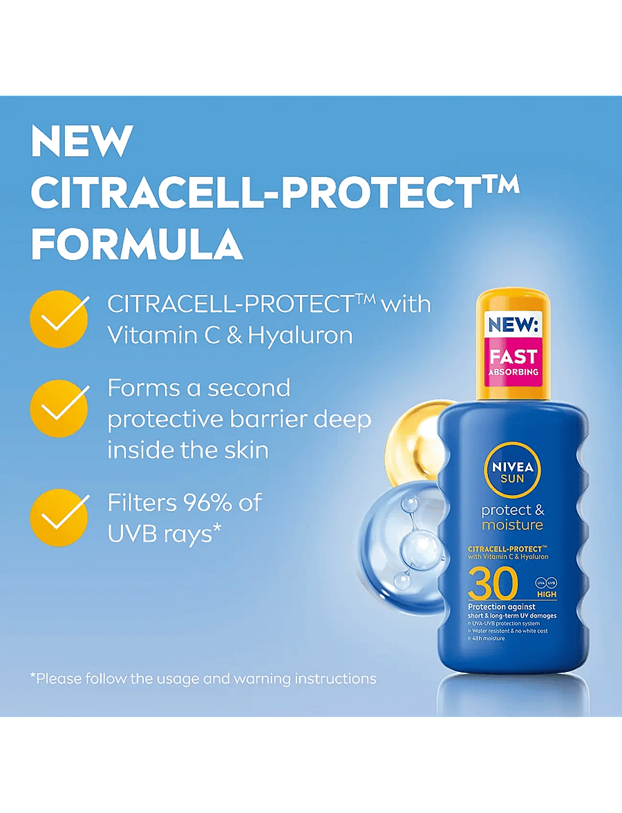 Nivea - Protect & Moisture Sun Spray SPF 30 - clear - 2