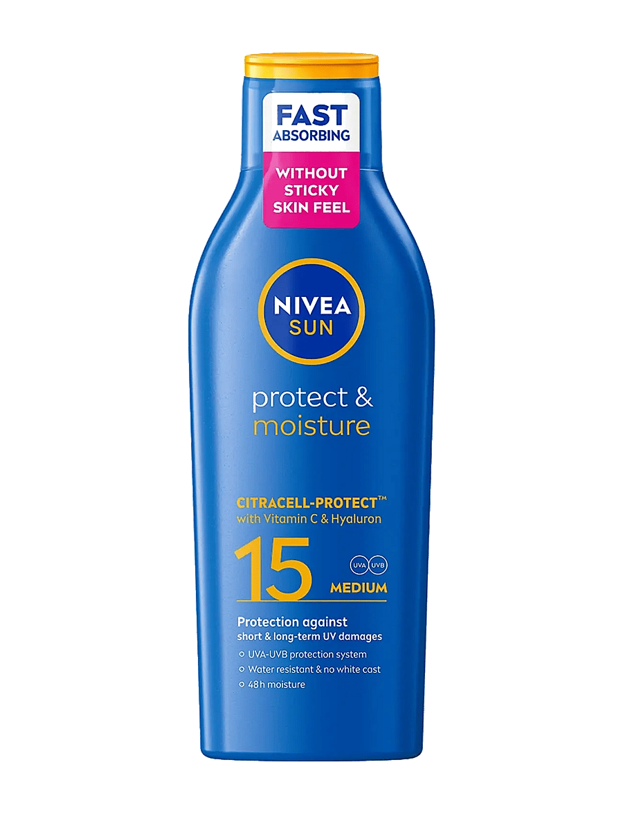 Nivea - Protect & Moisture Sun Lotion SPF 15 - clear - 0