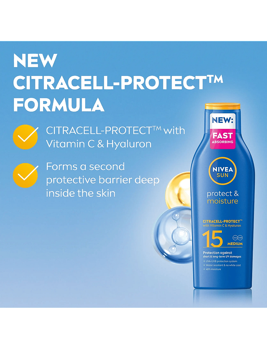 Nivea - Protect & Moisture Sun Lotion SPF 15 - clear - 2
