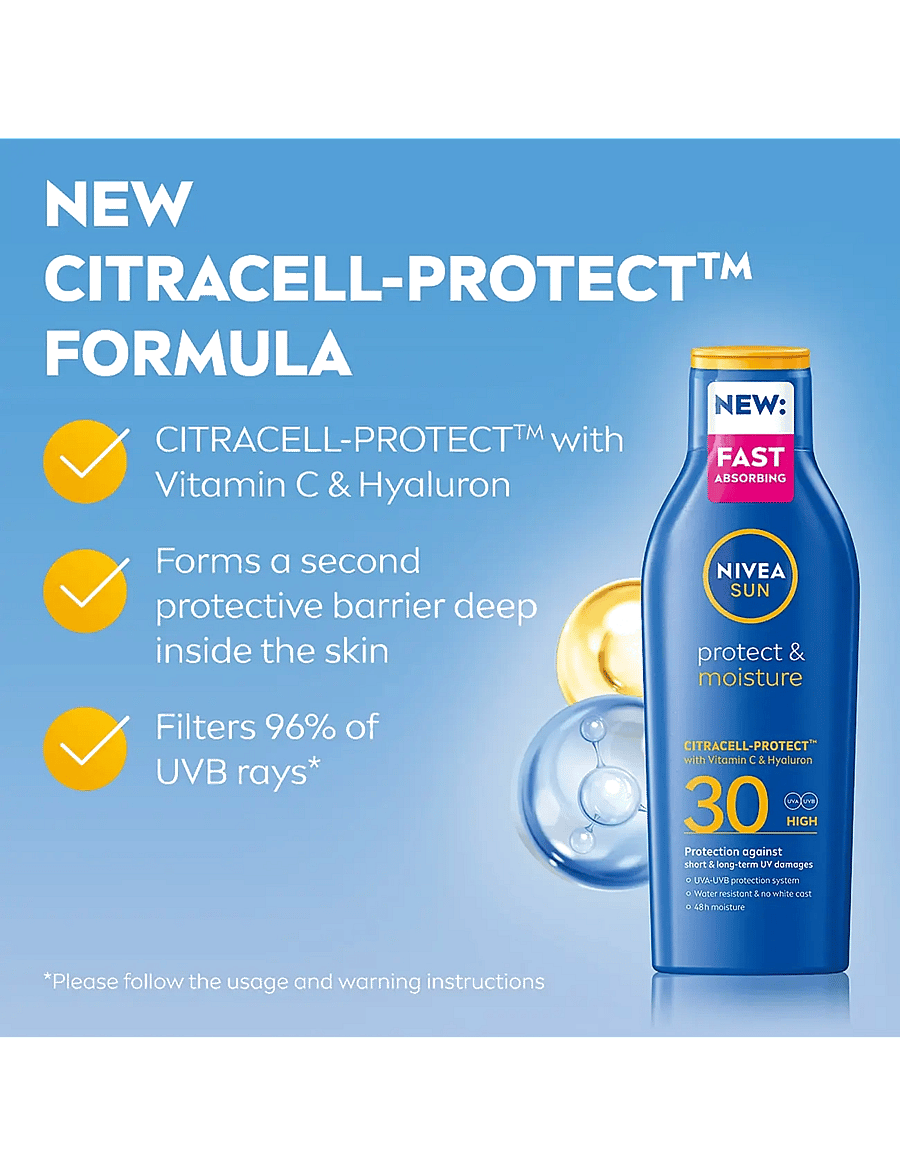 Nivea - Protect & Moisture Sun Lotion SPF 30 - clear - 2