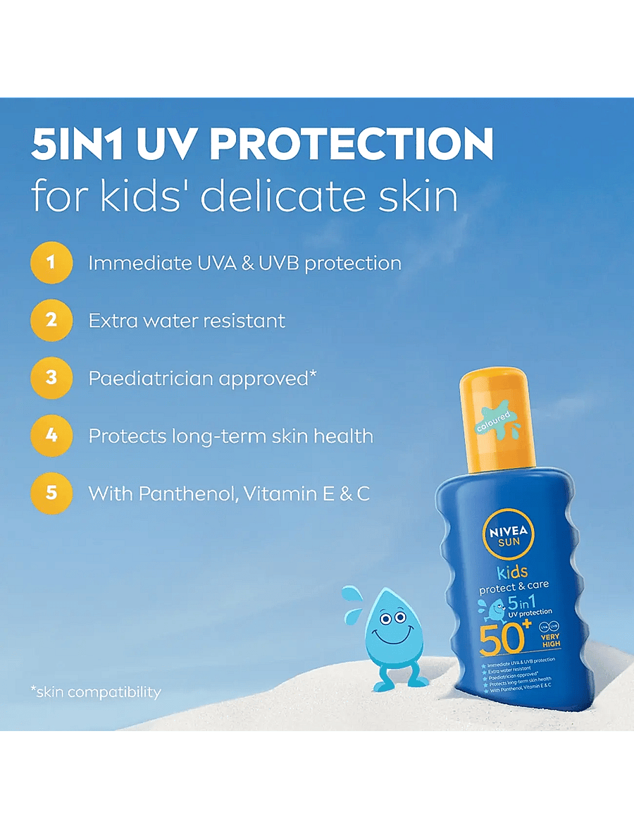 Nivea - Protect & Care Kids Sun Spray SPF 50+ - clear - 1