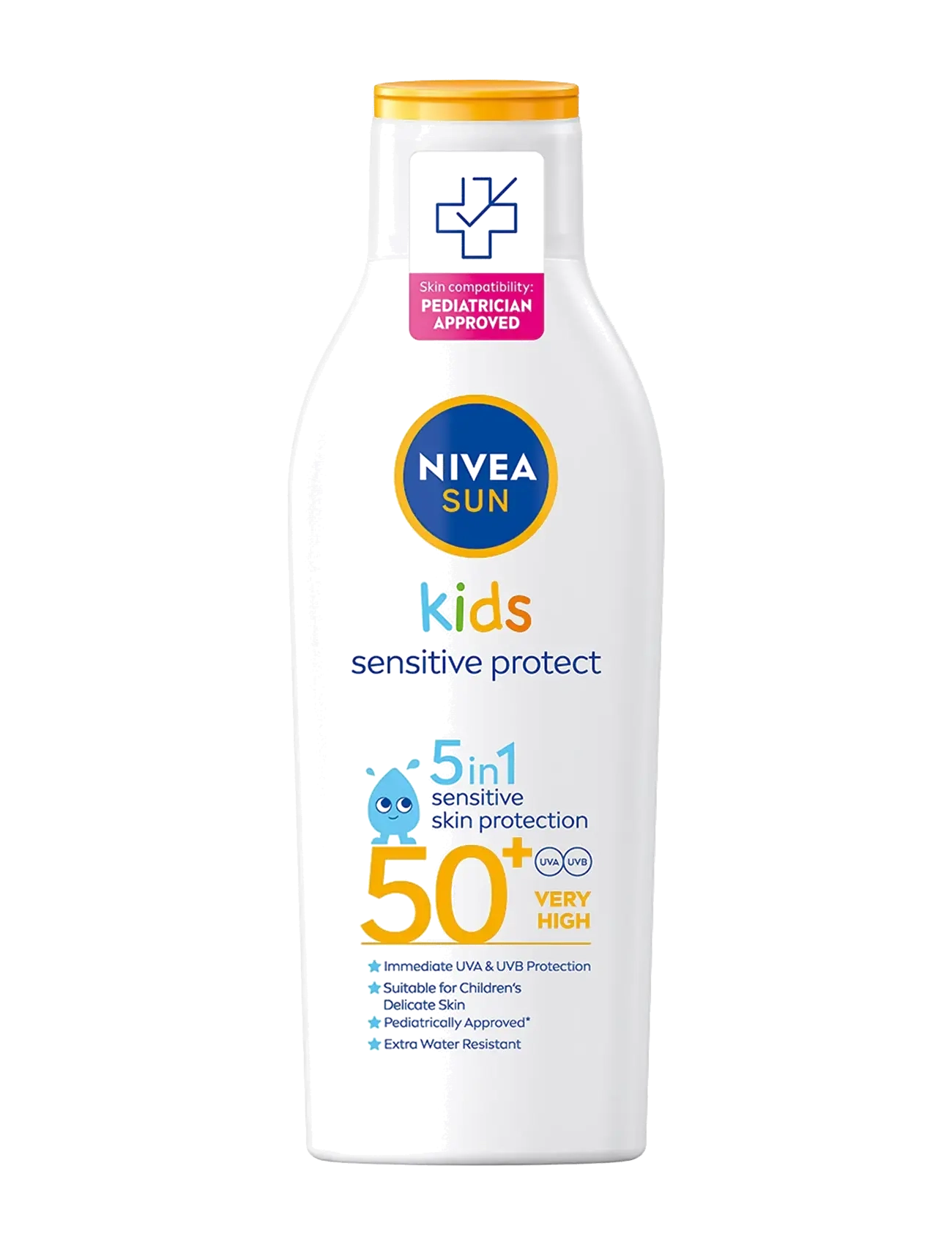 Nivea Kids Sensitive Protect Sun Lotion Spf 50+, 200 ml, Nude, Sun Care > Kids, Dame