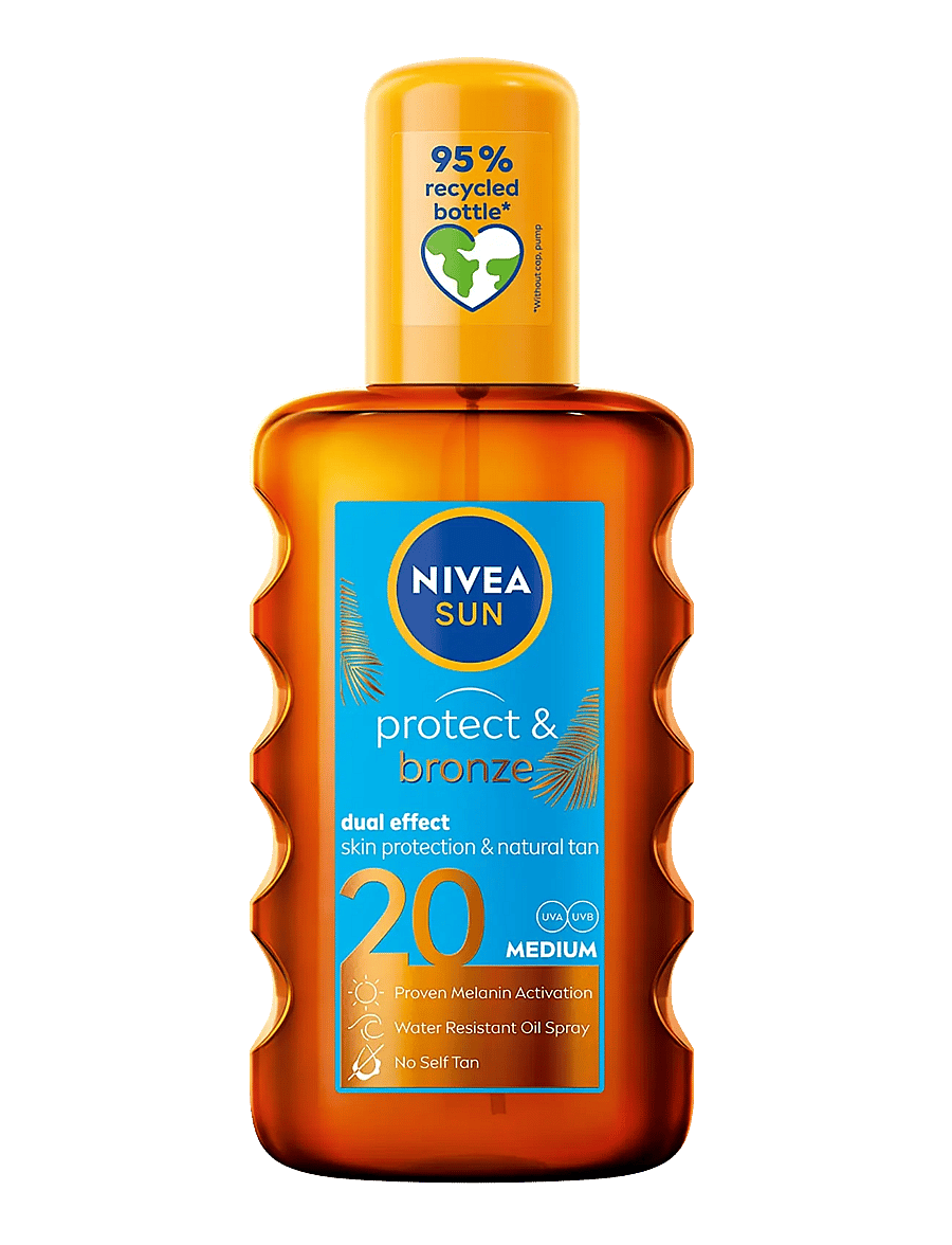 Nivea - Protect & Bronze Oil Spray SPF 20 - clear - 0