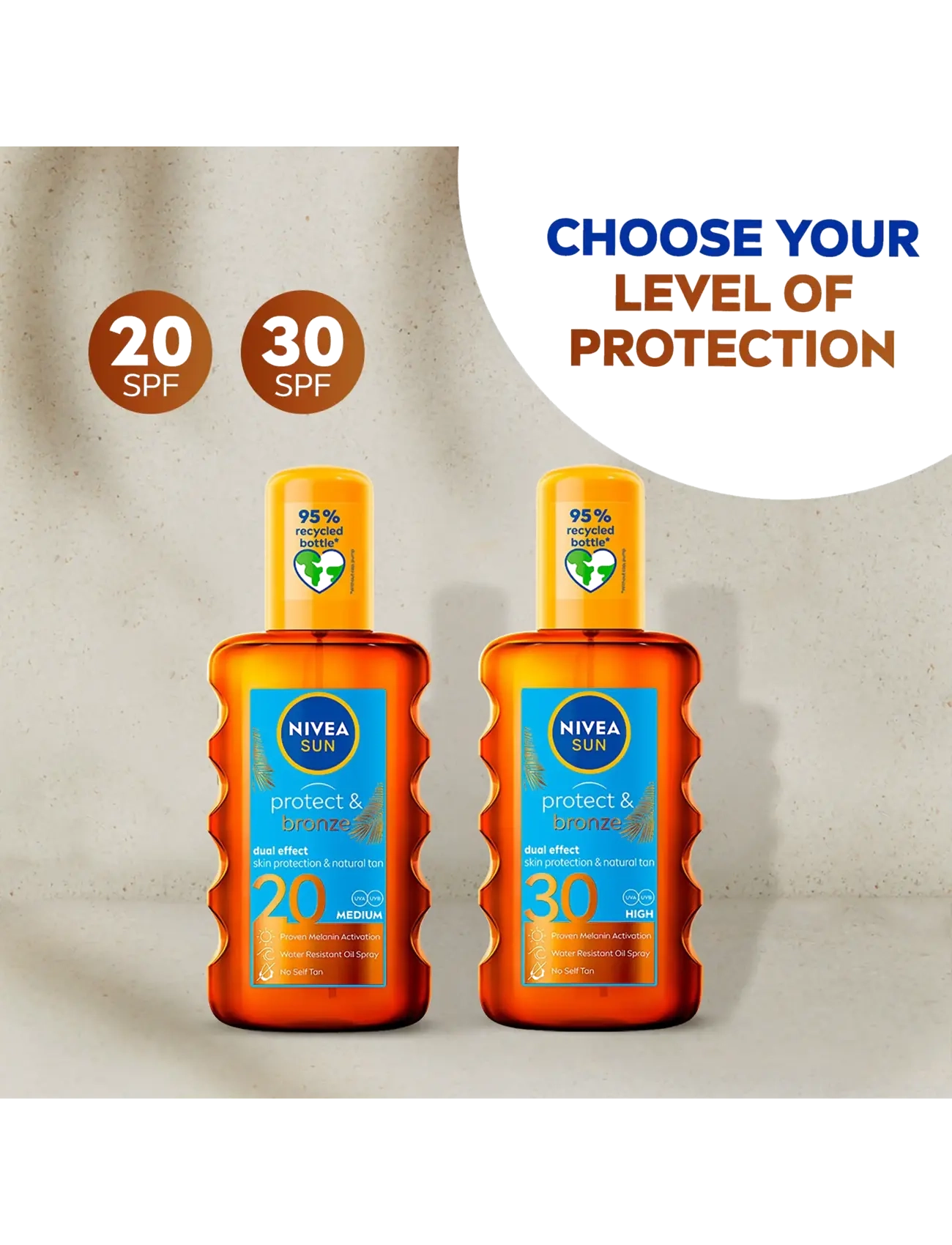 Nivea - Protect & Bronze Oil Spray SPF 30 - clear - 4