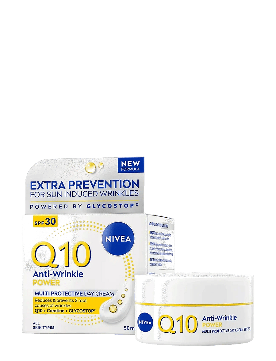 Nivea - Q10 Anti-Wrinkle Power Multi Protective Day Cream - clear - 0