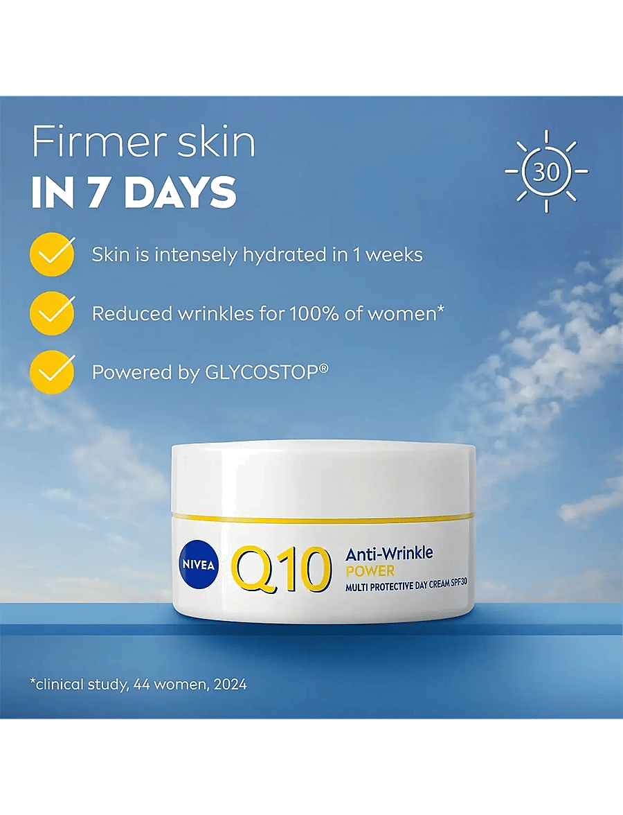 Nivea - Q10 Anti-Wrinkle Power Multi Protective Day Cream - clear - 1