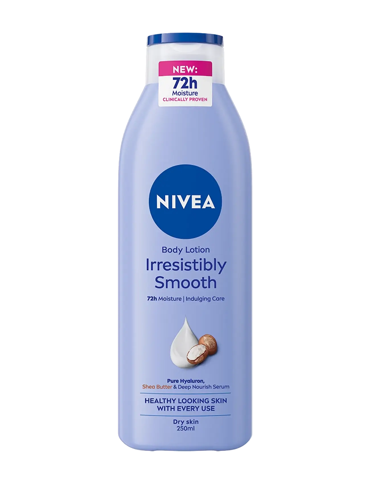 Nivea Irresistibly Smooth Body Lotion, 250 ml, Purple, Kropspleje > Cremer & Lotions & Bodybutter, Dame