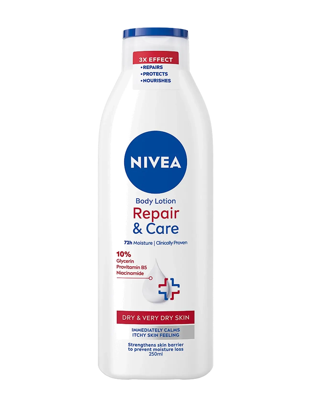 Nivea Repair & Care Body Lotion, 250 ml, Nude, Kropspleje > Cremer & Lotions & Bodybutter, Dame