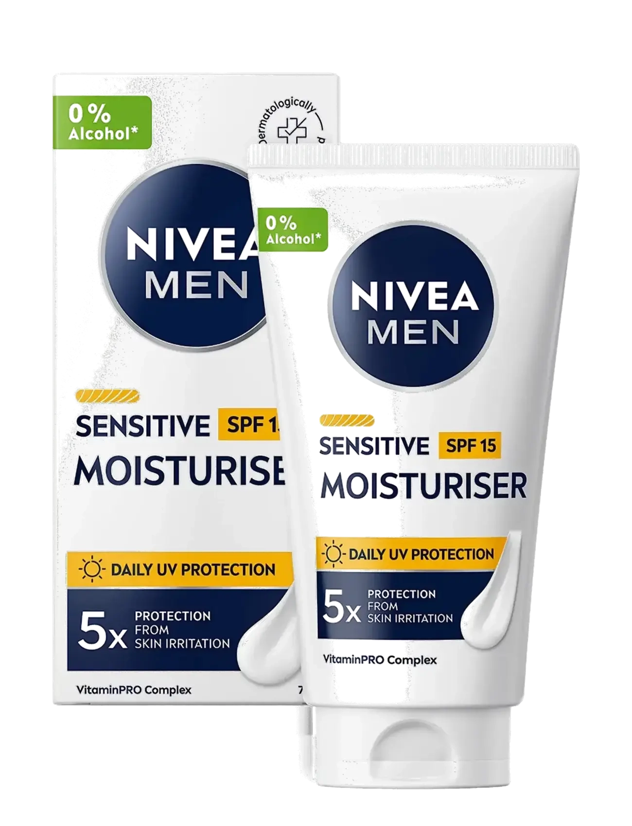 Nivea Sensitive Spf 15 Moisturiser, Fugtighedscreme, Nude, Str: 75 ML
