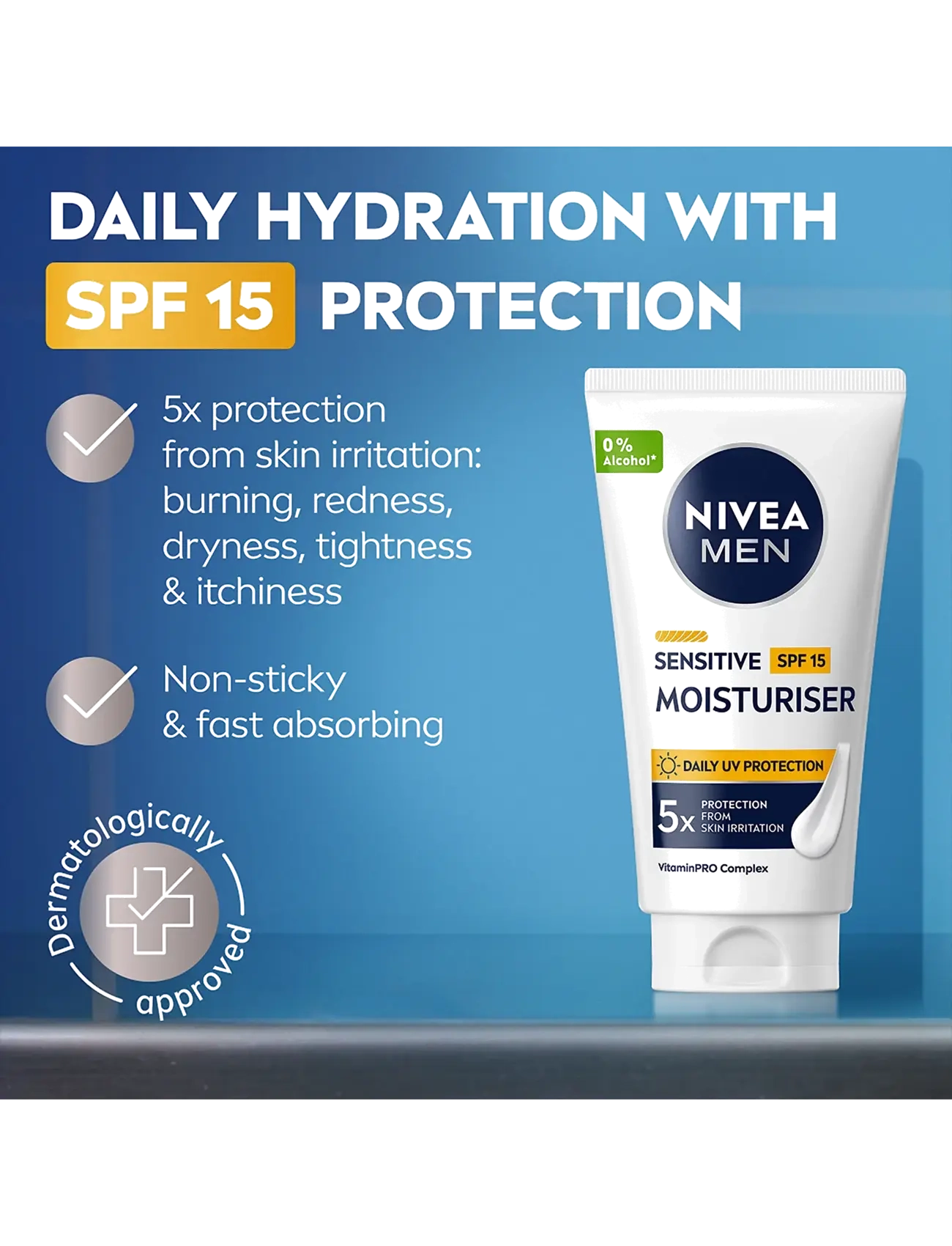 Nivea - Sensitive SPF 15 Moisturiser - clear - 1