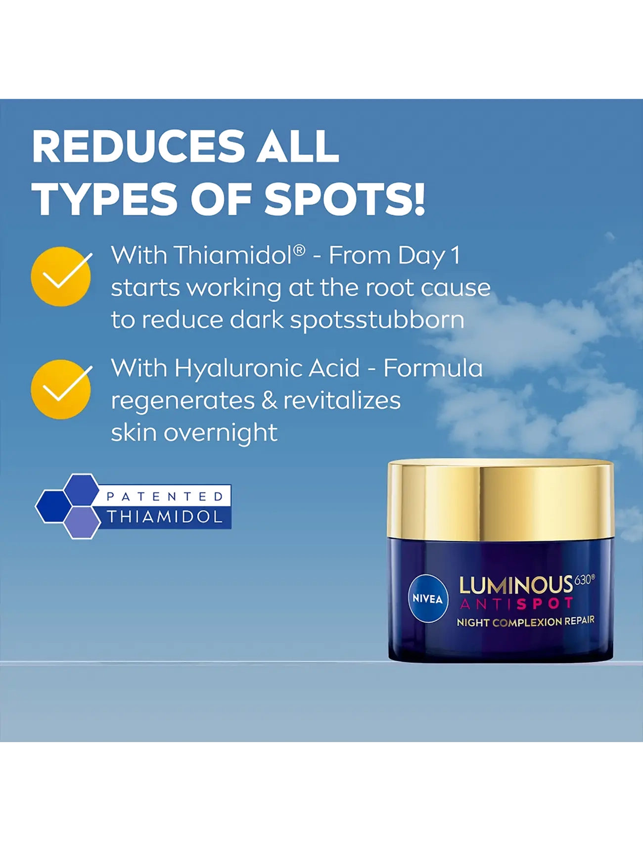 Nivea - Luminous630 Anti Dark-Spot Even Tone Night Cream - natcremer - clear - 1