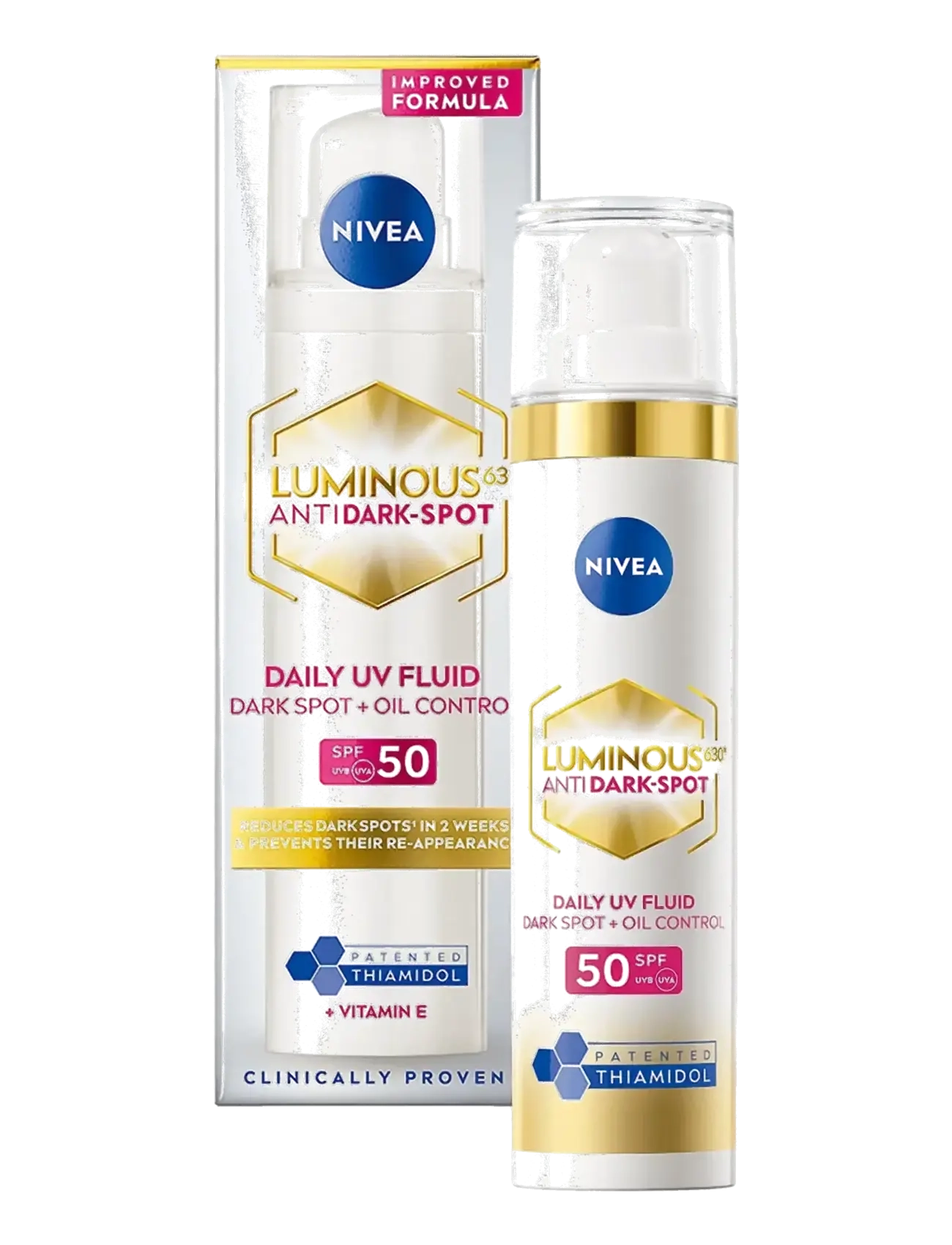 Nivea Luminous630 Anti Dark-Spot Daily UV Fluid - Nivea - CLEAR / undefined