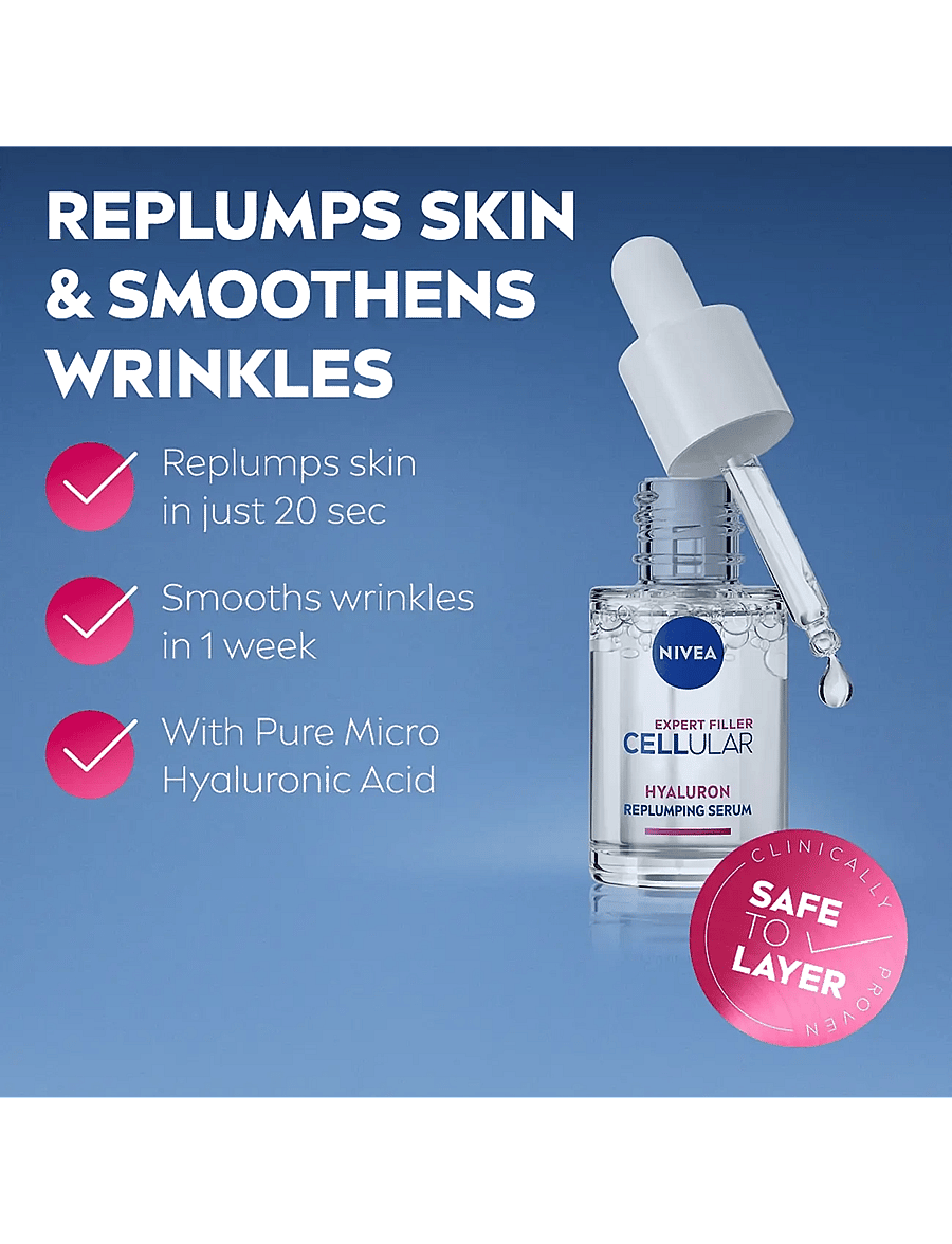 Nivea - Cellular Expert Filler Hyaluron Replumping Serum - clear - 1
