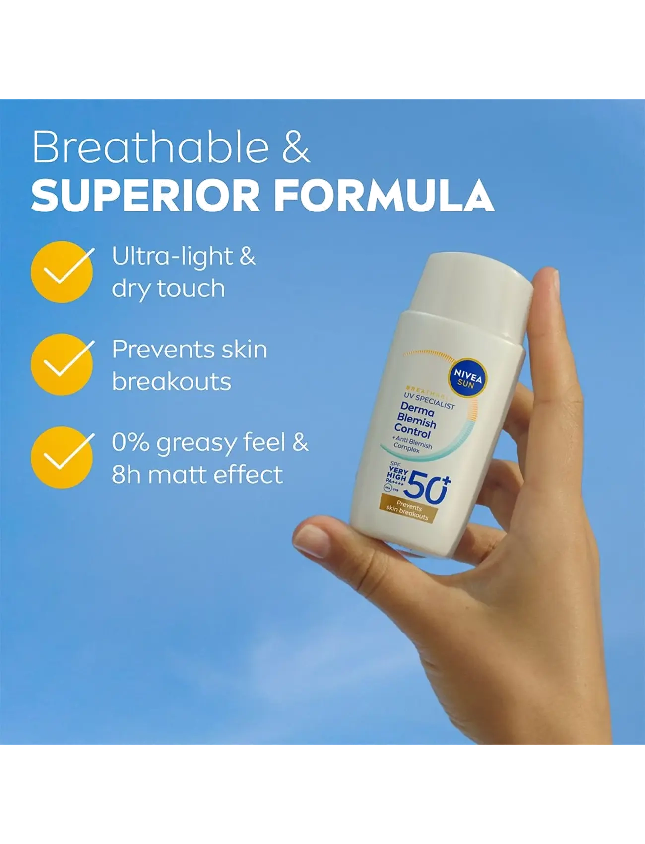 Nivea - UV Face Specialist Derma Skin Clear SPF 50+ - clear - 2