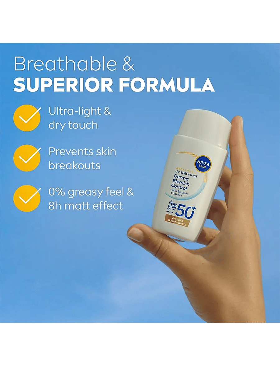 Nivea - UV Face Specialist Derma Skin Clear SPF 50+ - clear - 2
