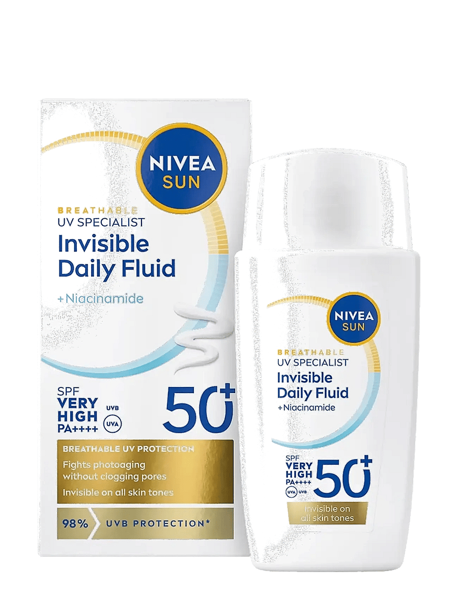 Nivea - UV Face Invisible Daily Fluid SPF 50+ - clear - 0