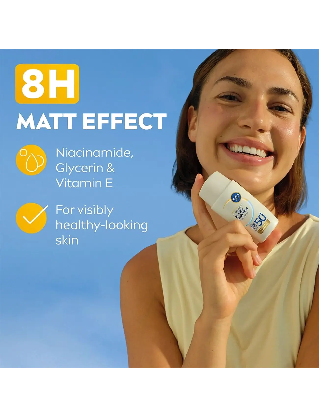 Nivea - UV Face Invisible Daily Fluid SPF 50+ - clear - 3