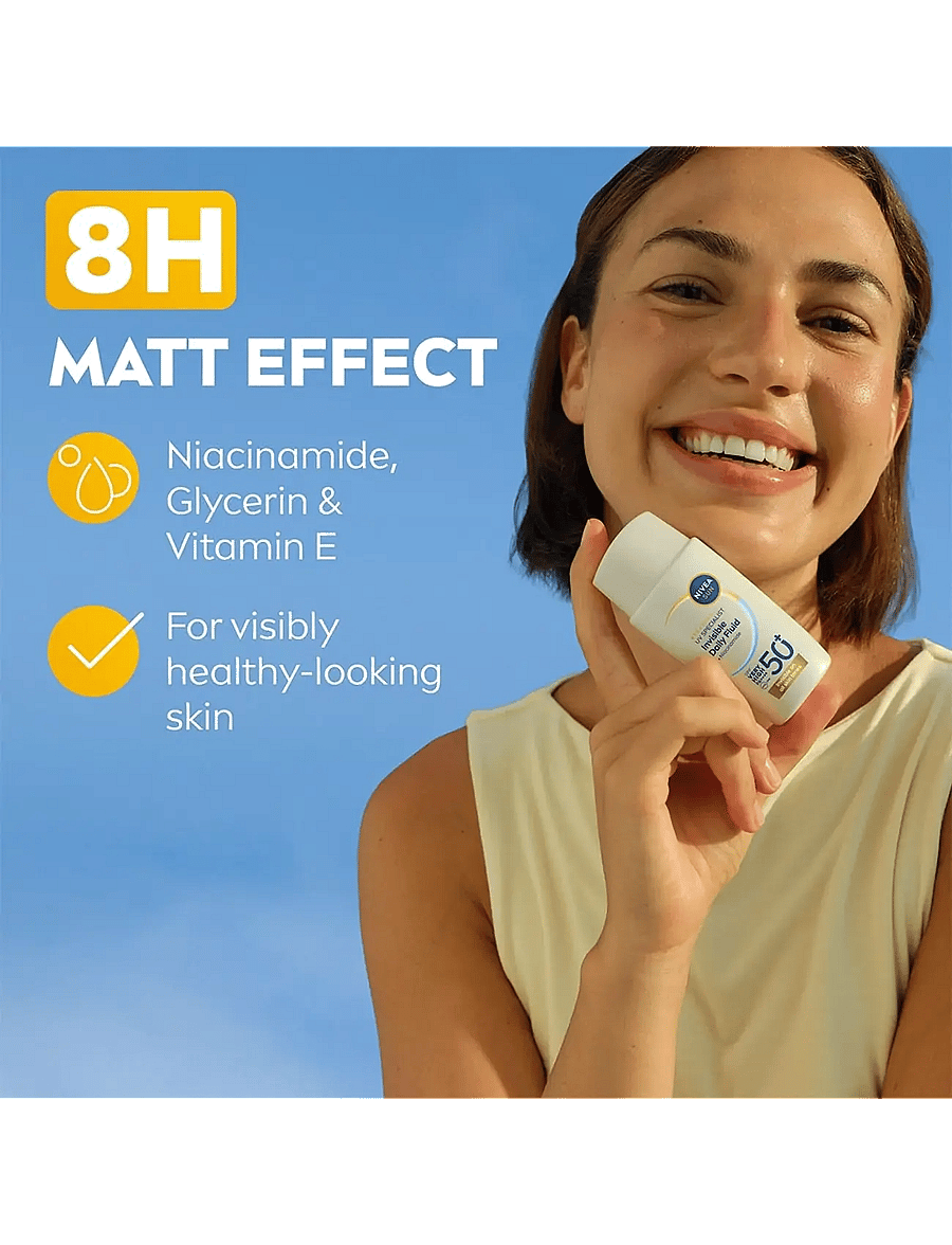 Nivea - UV Face Invisible Daily Fluid SPF 50+ - clear - 3