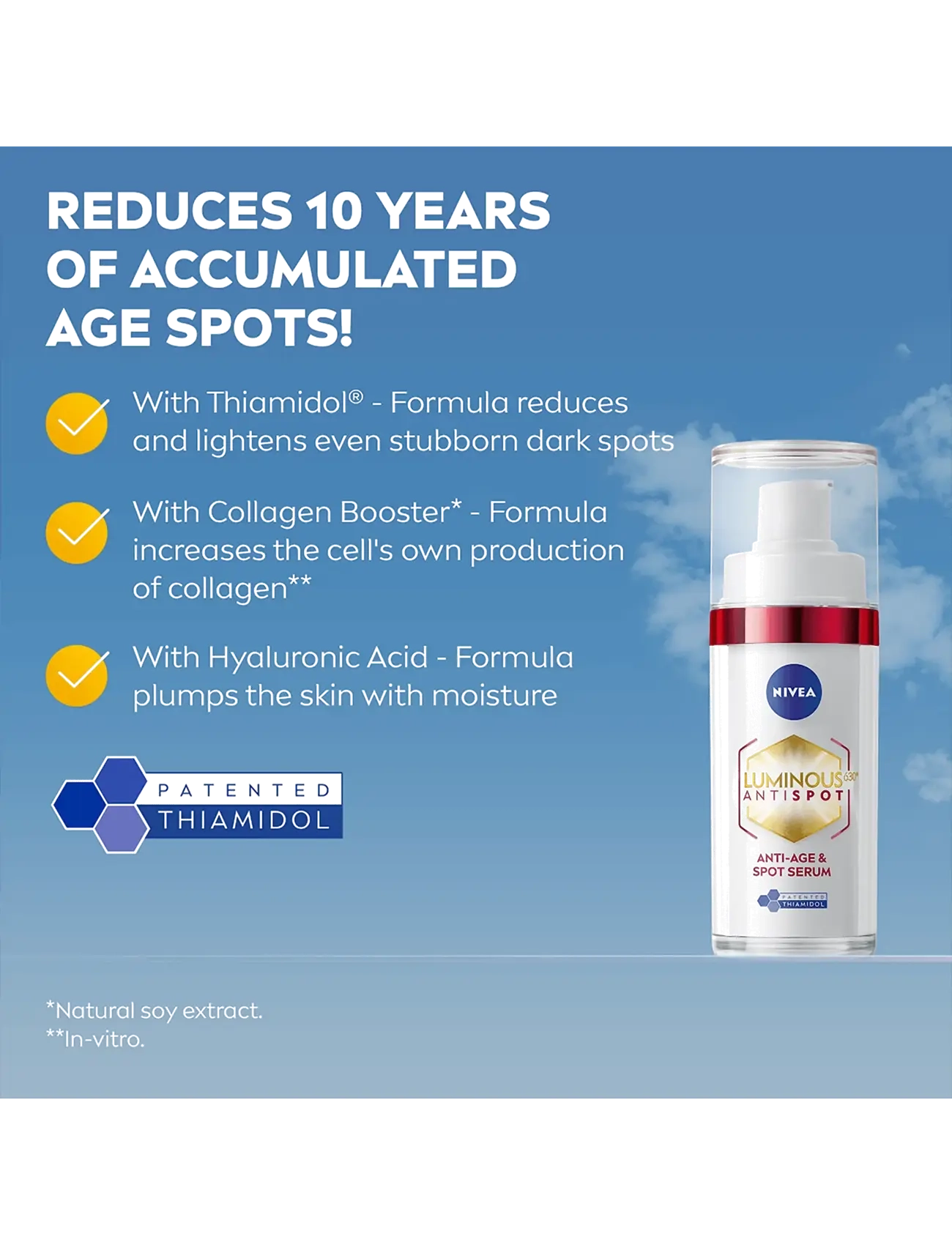 Nivea - LUMINOUS630® ANTI DARK-SPOT ANTI-AGE & SPOT SERUM - spotbehandlinger - clear - 1