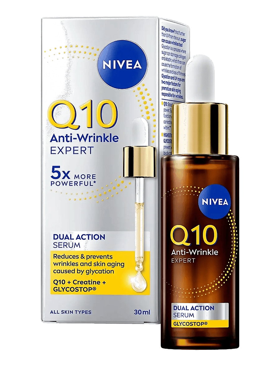 Nivea - Q10 Anti-Wrinkle Expert Dual Action Serum - clear - 0