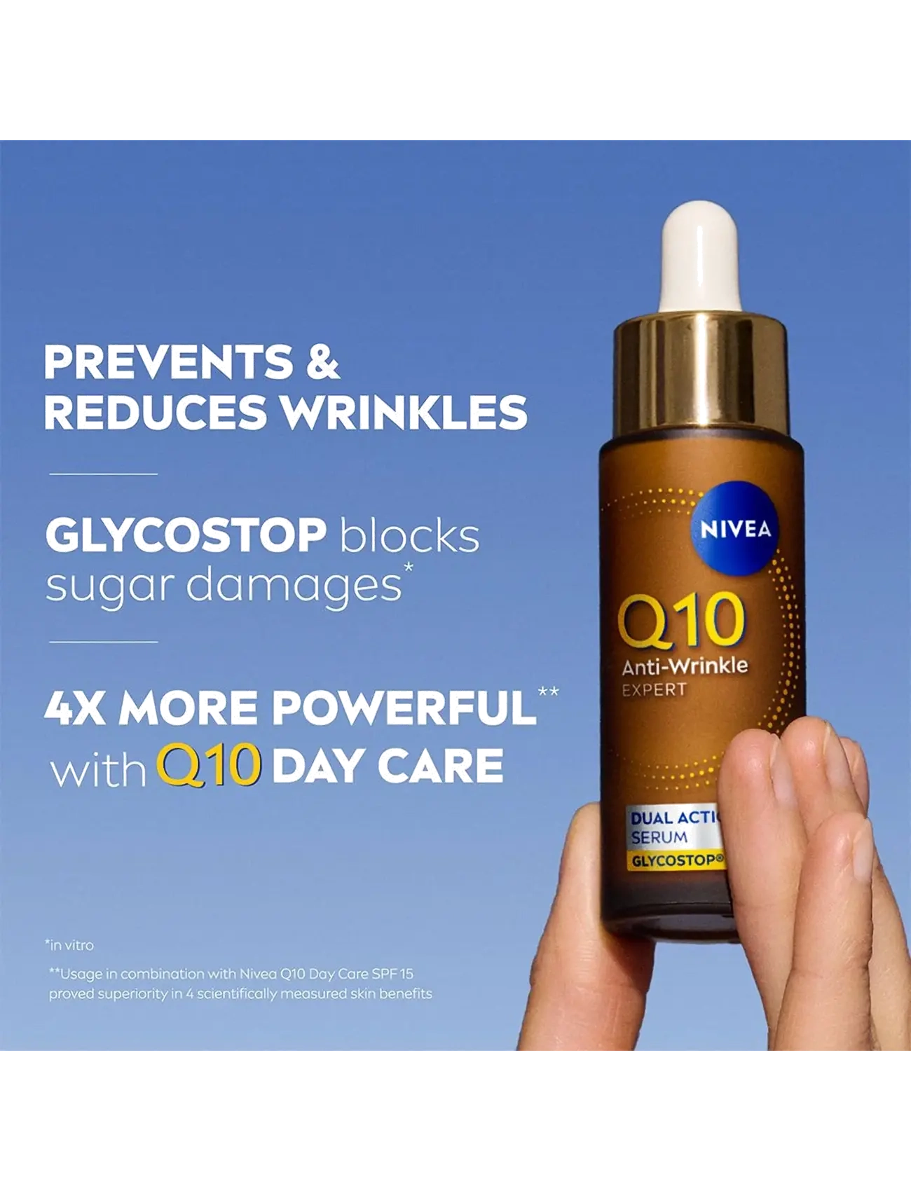 Nivea - Q10 Anti-Wrinkle Expert Dual Action Serum - clear - 1