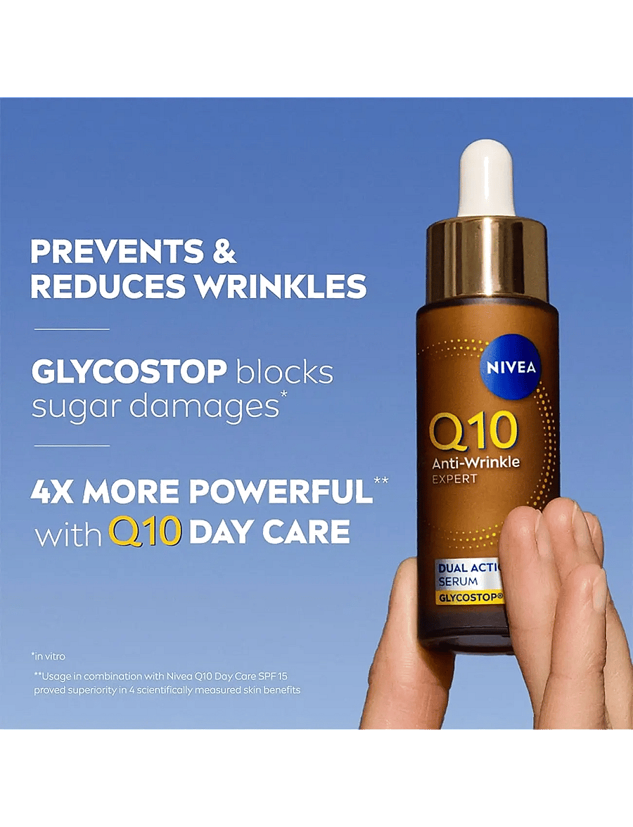 Nivea - Q10 Anti-Wrinkle Expert Dual Action Serum - clear - 1
