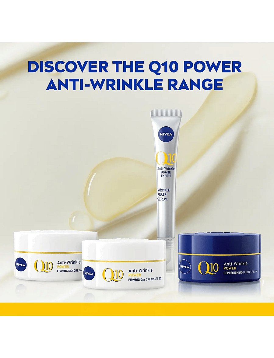 Nivea - Q10 Anti-Wrinkle Expert Targeted Wrinkle Filler Serum - nahahooldus - clear - 2