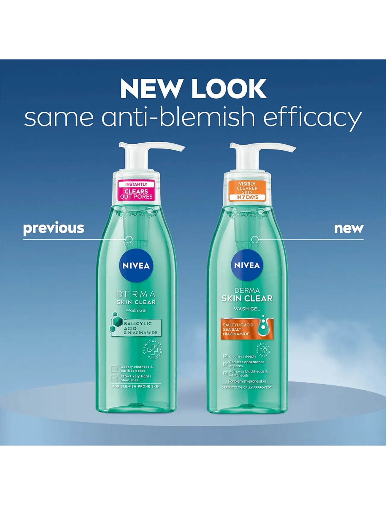 Nivea - Derma Skin Clear Wash Gel - clear - 4