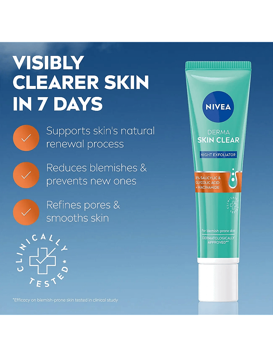 Nivea - Derma Skin Clear Chemical Exfoliator - clear - 1