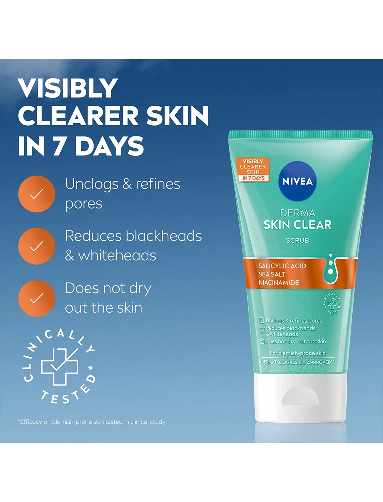 Nivea - Derma Skin Clear Scrub - clear - 1