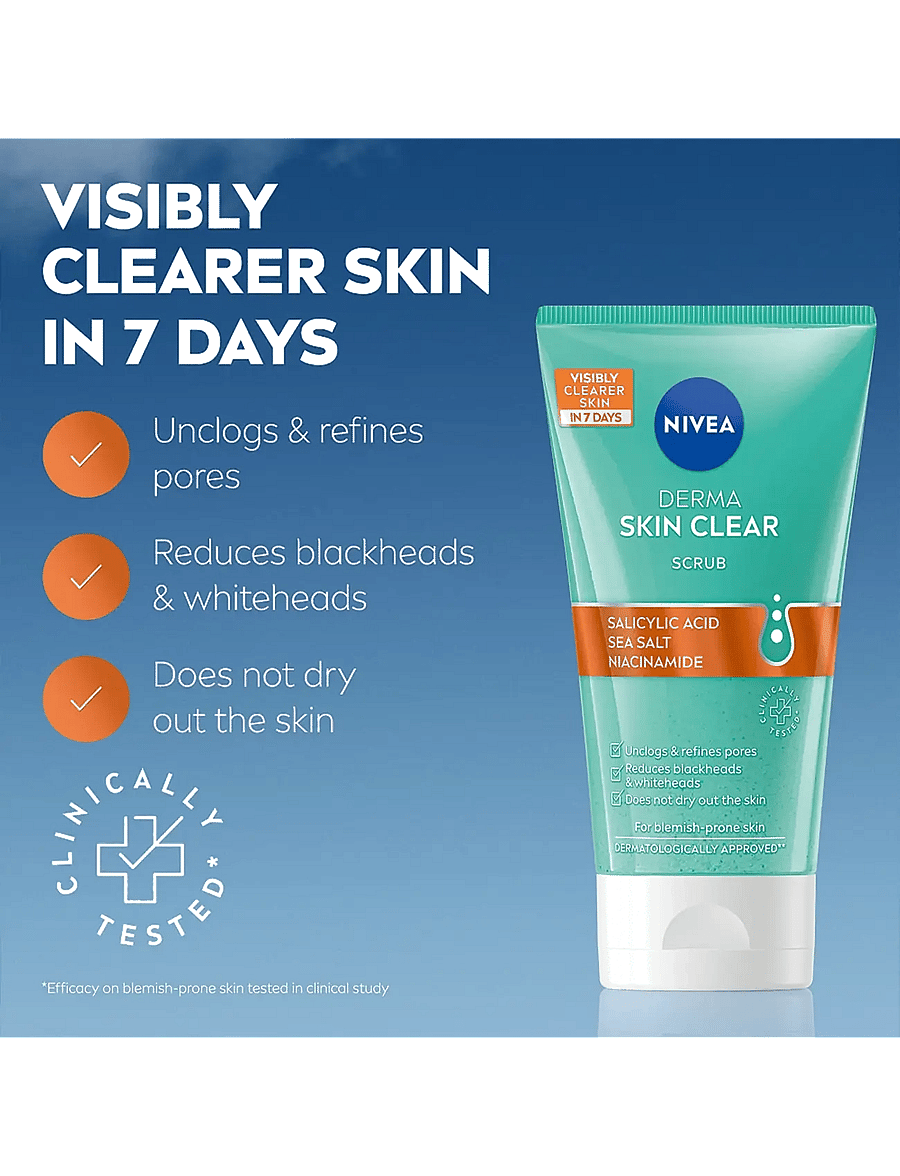Nivea - Derma Skin Clear Scrub - clear - 1