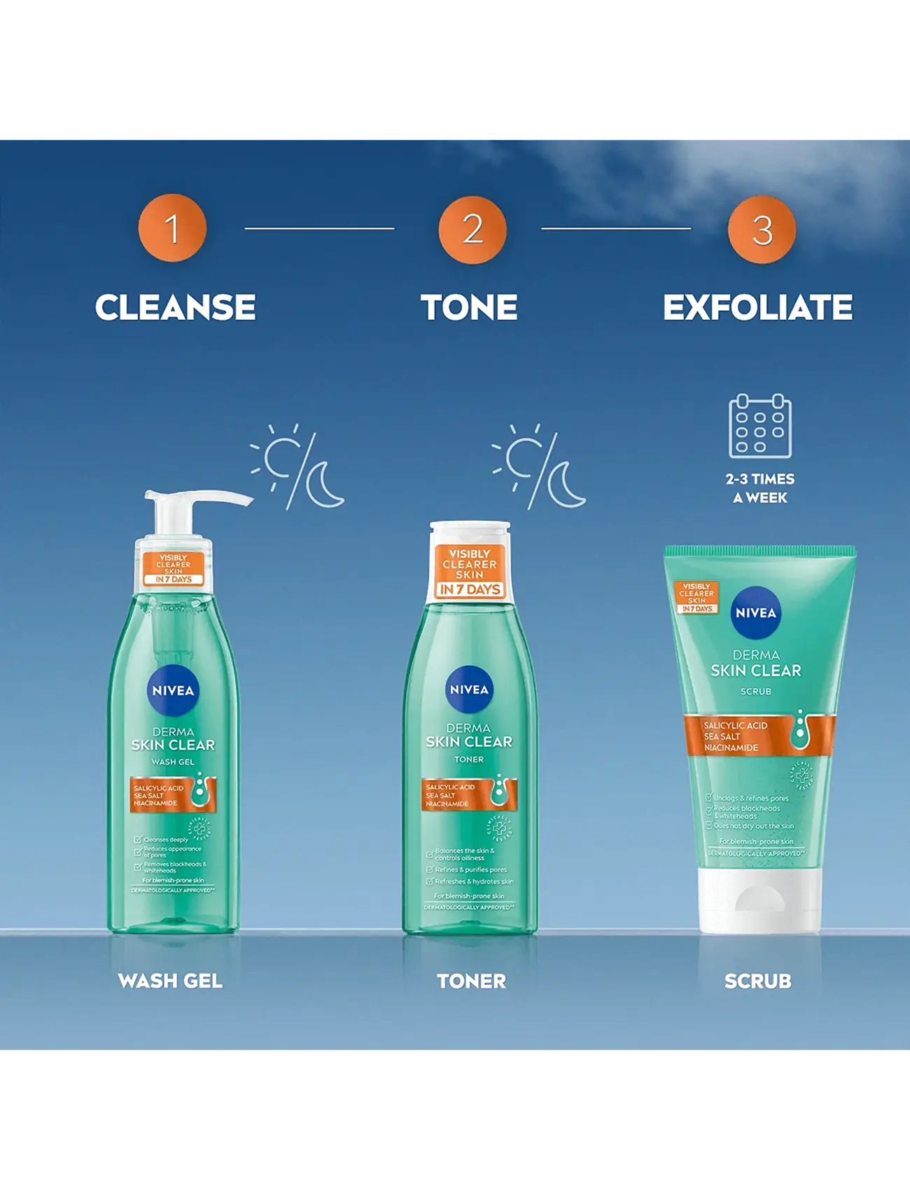 Nivea - Derma Skin Clear Scrub - clear - 5